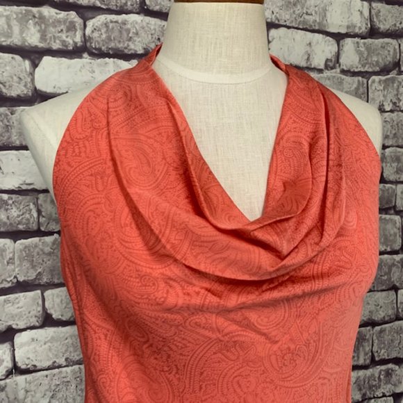 Ann Taylor Orange Sleeveless Blouse Size 4 - Picture 2 of 8